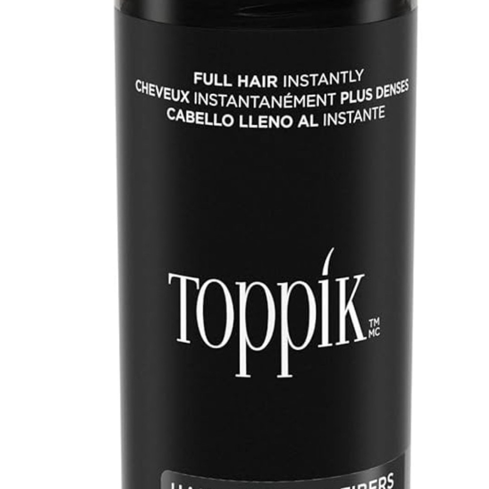 2 X. Toppik Black Hair Building Fibers
Brand New and Sealed